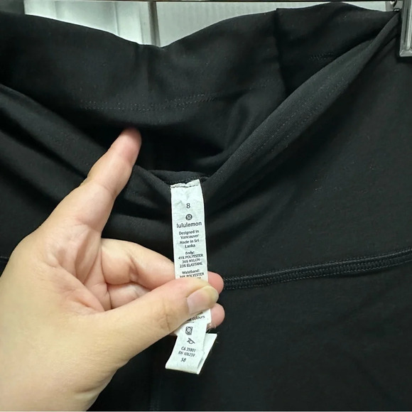 Lululemon Mapped Out HR Tight Camo Black Size 8 - Picture 5 of 7